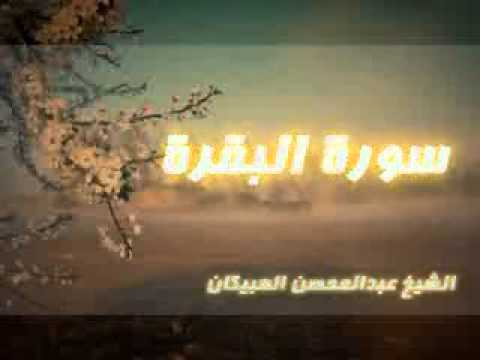 عبدالمحسن العبيكان سورة البقرة 3 4