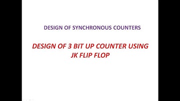 DLC | Design of 3-bit / Mod-8 Synchronous Counter
