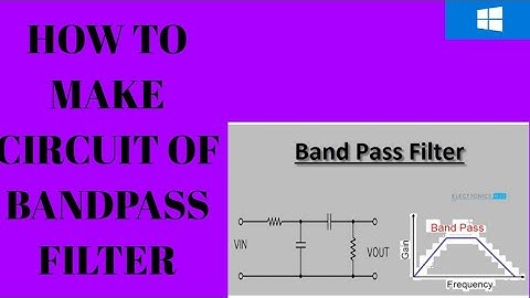 HOW TO MAKE CIRCUIT OF BANDPASS FILTER IN MULTISIM |EASY WAY||EIE TUTORIAL