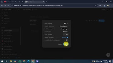 How To Export Database From Notion