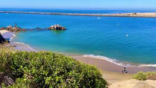 Yoga Music with Ocean Background of Corona Del Mar Beach California