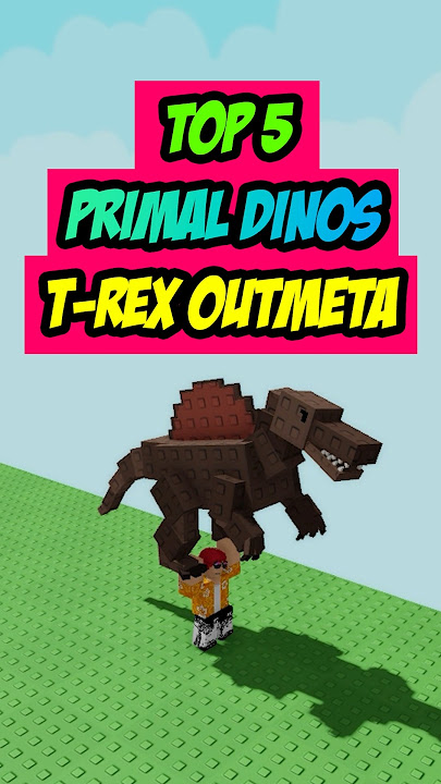 TOP 5 PRIMAL DINOSAURS In Grow A Garden #growagarden