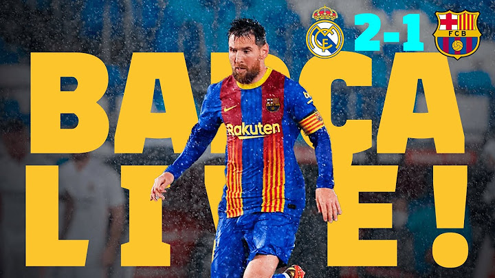 BARÇA LIVE: EL CLÁSICO from CUPRA GARAGE REAL MADRID 2 -1 BARÇA | Warm up & Match Center