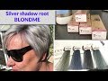 Silver shadow root BLONDME TONERS