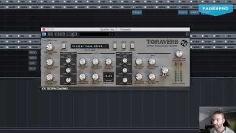 Eelke Kleijn playing around with two different reverbs in cubase
