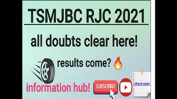 tsmjbc rjc 2021 result released 🚨🚨check now and clear all doubts.