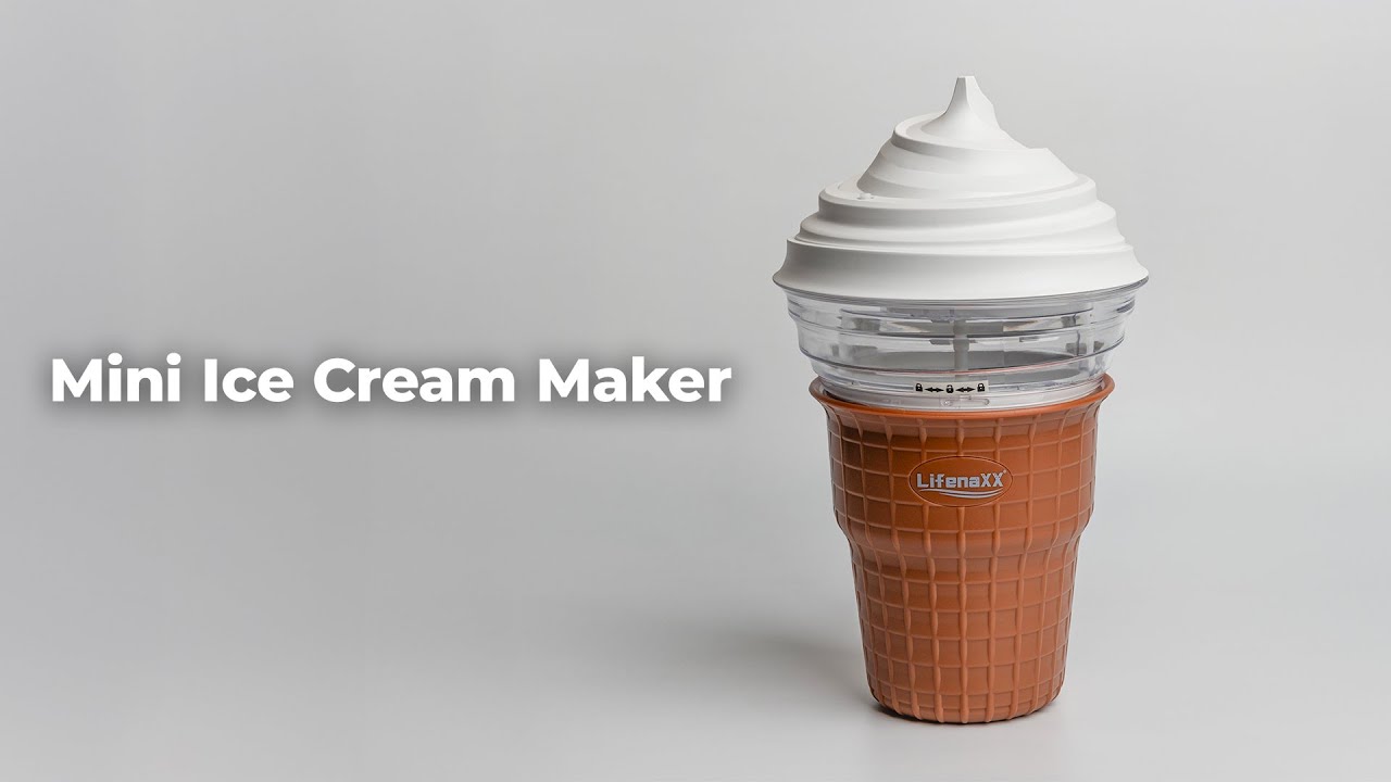 Mini Ice Cream Maker Lifenaxx LX-059 (English) - YouTube