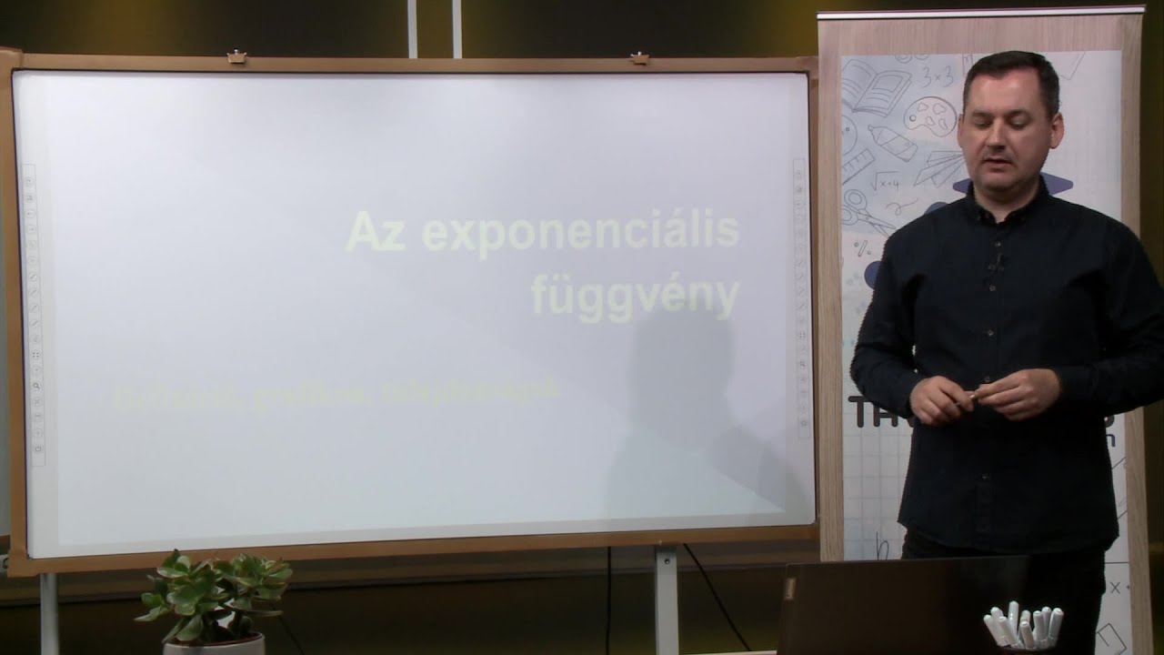 Az exponenciális függvény fogalma, grafikonja és tulajdonságai