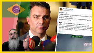 FLÁVIO BOLSONARO le PIDE AYUDA a TRUMP y la IZQUIERDA MUERDE EL ANZUELO para DEFENDER NARCOS