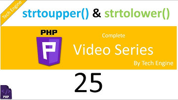 coding in php (Hindi) - 25. String functions (strtolower and strtoupper usage examples)