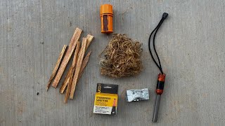 Why your Survival Fire Starting Might Be Sub Optimal!
