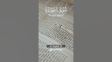 Surah As-Sajdah (Prostration) 23 | Urdu | Hindi Audio Translation |  سورة السجدة