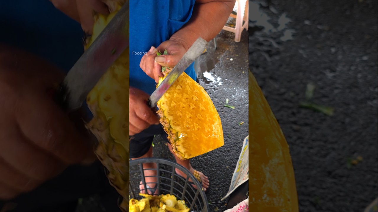 꿀이 뚝뚝!! 대만 황금 벌꿀 파인애플 - Honey Dripping!! Taiwanese Golden Honey Pineapple