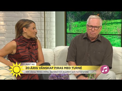 Starka vänskapen mellan Jill Johnson och Anders Berglund: ”Vi har blivit bästa  - Nyhetsmorgon (TV4)
