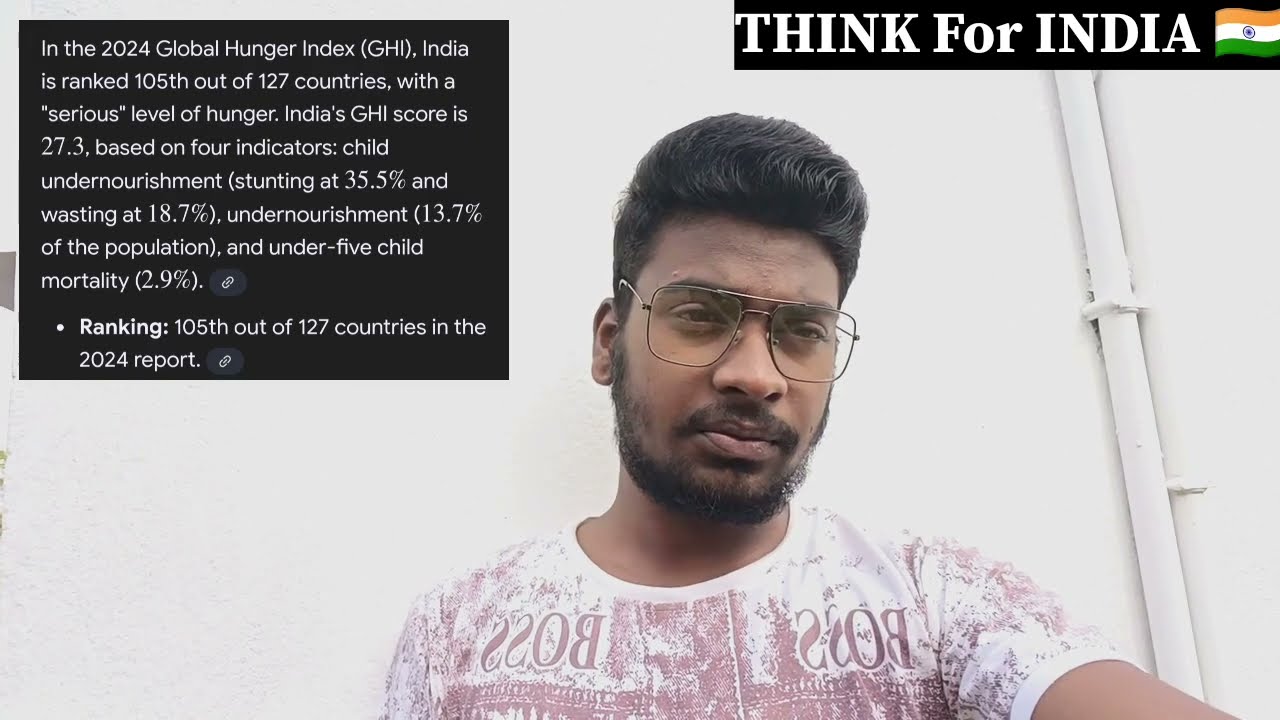 Hunger Index India 😔🇮🇳 