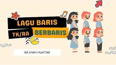 lagu berbaris || persiapan masuk kelas || paud baris