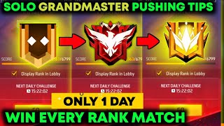 Free Fire Solo Rank Push Tips And Tricks | Win Every Ranked Match | How To Push Rank In Free Fire