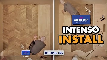 Installing a chevron or herringbone wood floor? Easy with Quick-Step "Intenso"!