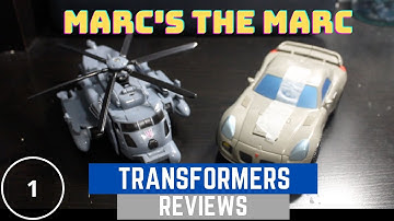 TRANSFORMERS COLLECTION REVIEW #1: ION BLAST JAZZ AND GYRO BLADE BLACKOUT (Fast Action Battlers)
