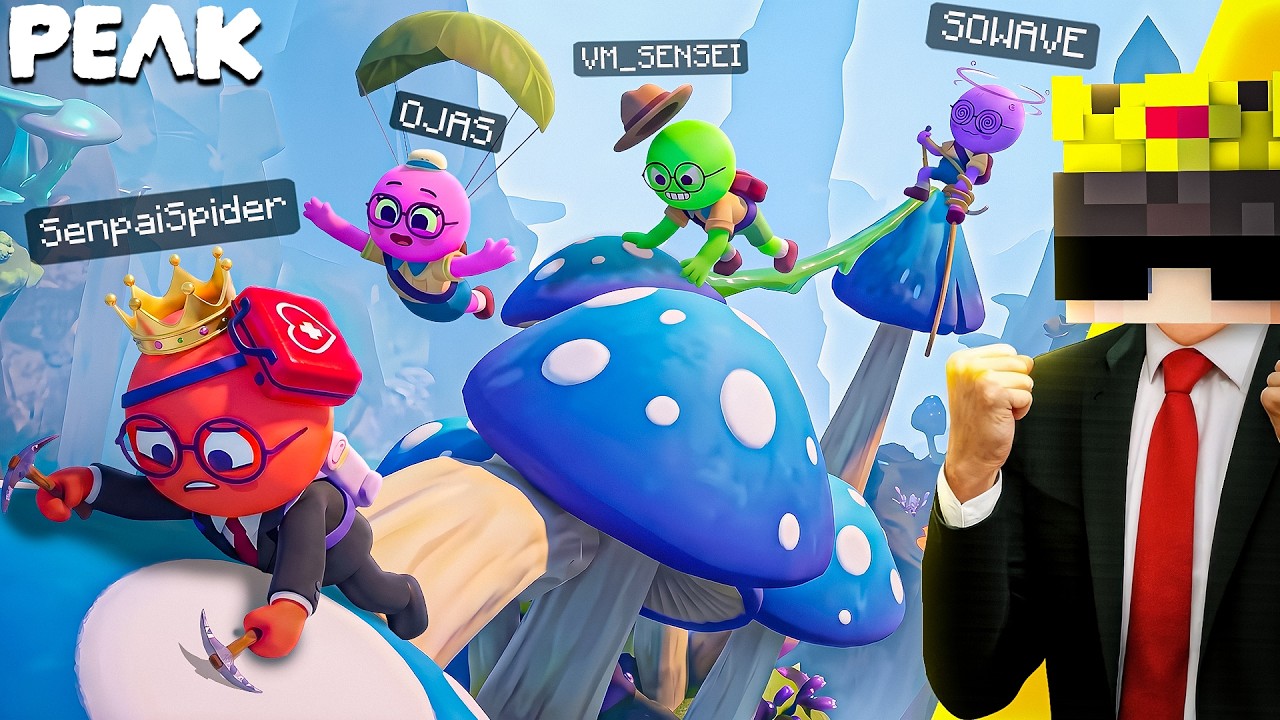 We CLIMBED THE HIGHEST PEAK in This Game! | Peak