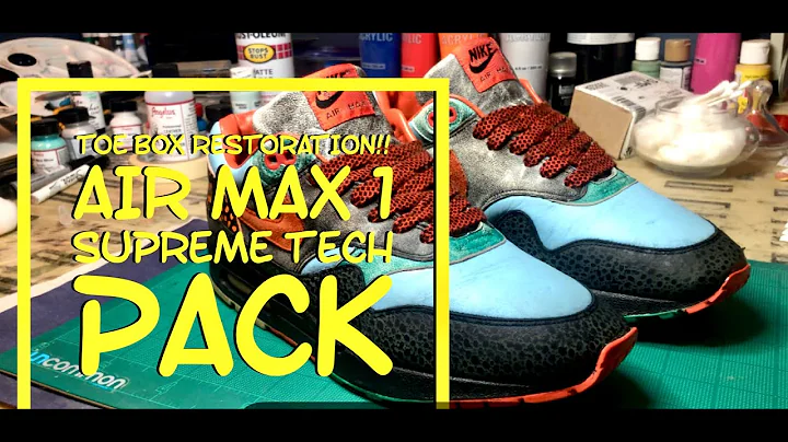 Air Max 1 Supreme Tech Pack Toe Box Restoration