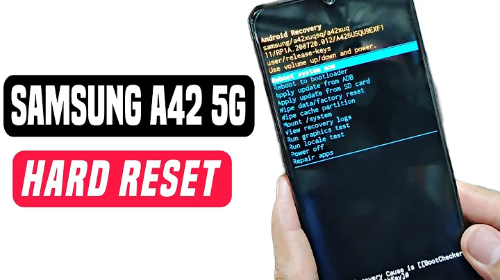 Samsung A42 5G Hard Reset | Factory Reset Tutorial | How to format/reset Samsung