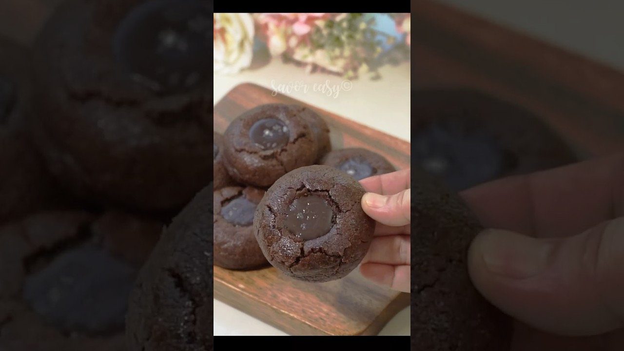 Chocolate Lava Cookie 🍫🍫🍫
