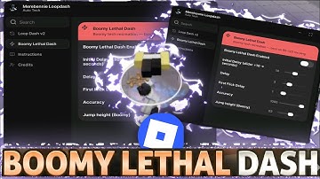 *OVERPOWERED* BOOMY LETHAL DASH Tech Script Tsb The Strongest Battlegrounds