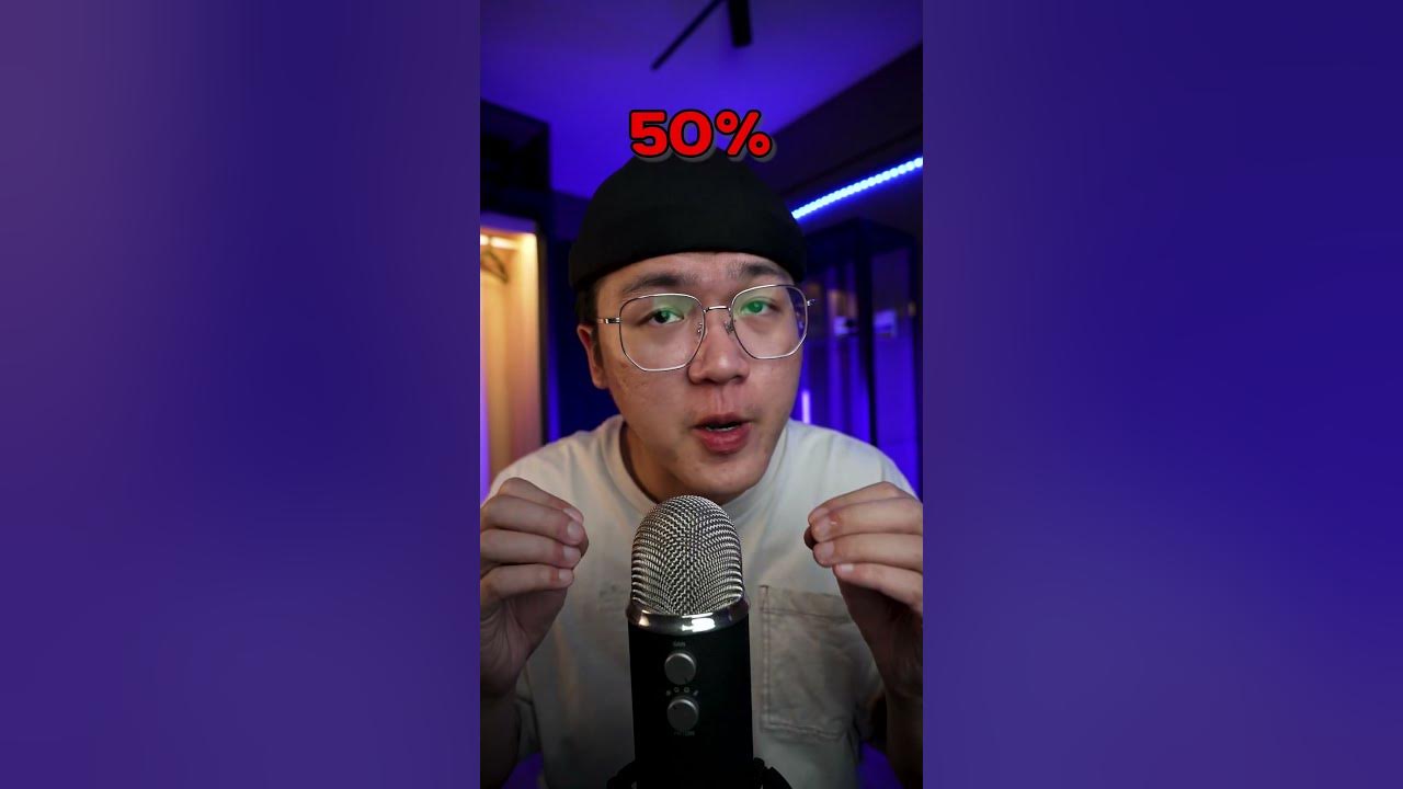 0% vs 100%... #asmr #mouthsounds
