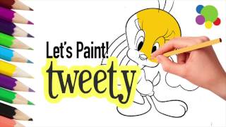 Get Your Sketches To Color Cute TWEETY | Painting for Kids | Coloring Book With Colored Markers