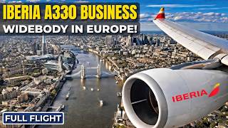 Iberia A330 Business Class | Madrid to London | FULL FLIGHT 4K