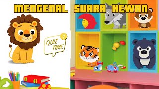 Download Lagu Suara Hewan Liar untuk Anak 🦁🐘🐒 | Belajar Nama \u0026 Bunyi Binatang Hutan MP3