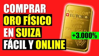 Cómo Comprar ORO en SUIZA Online? (EUPOROS) I Emprender Simple