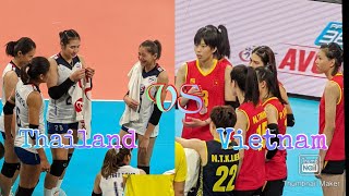 Vietnam vs Thailand Set 2 AVC Cup for Women 2022