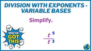 Division With Exponents - Variable Bases