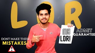 Letter of Recommendation Explained | Perfect LOR Template | తెలుగు | Masters in Abroad