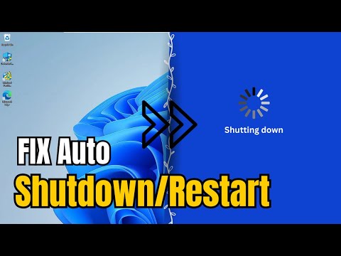 FIX Auto SHUTDOWN or RESTART Problem in Windows 10/11