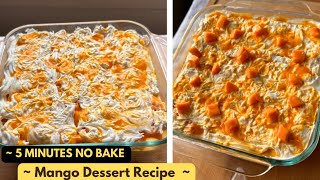 No Cooking No Baking | 5 Minutes Dessert | Easy Custard Recipe.