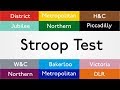 London Underground Stroop Test
