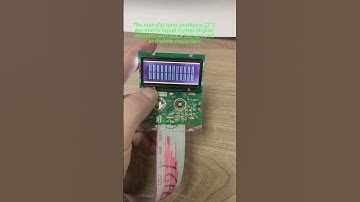 1202 dot matrix liquid crystal display module #display