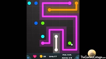 Flow Game Level - 357 [8x8] Mania Connect the Dots