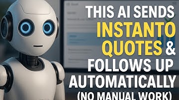 This AI Sends Instant Quotes & Follows Up Automatically (No Manual Work!)