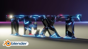 Blender Tutorial : Create Breaking Text Animation In Blender 3d