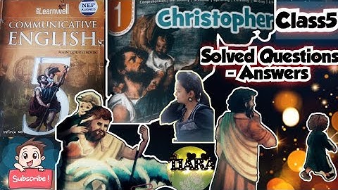 CHRISTOPHER | NewLearnwell Communicative English class5 | Solved Q-A | Offero | Princess Tiara