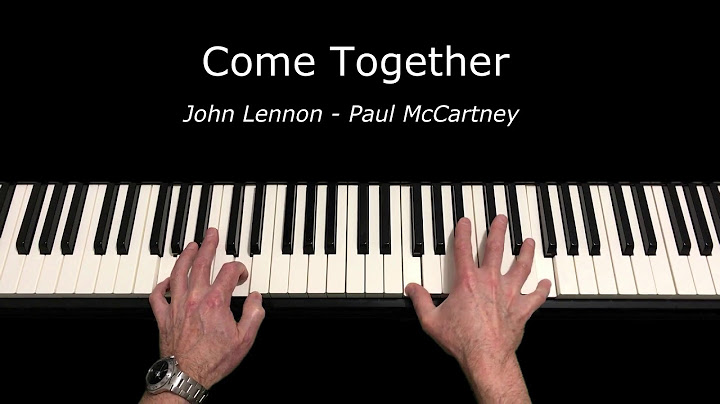 Come Together Piano version - Piano performance video thumbnail