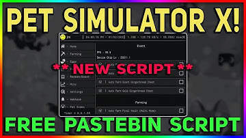 [🎉NEW YEAR] Pet Simulator X Script - Auto Farm | Infinite Coins Money | Redeem All & More