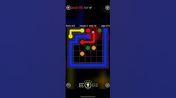 FLOW FREE MANIAS 7X7 LEVEL 88 COMPLETE SOLUTION #android #games #level #flowfree #solution