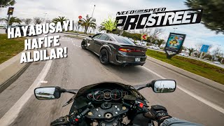 Böyle Bir Hıza Gerek Var Mı? | Suzuki HAYABUSA VS Dodge Charger 6.4 SCATPACK!