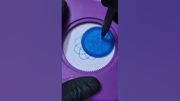 Attractive Spirograph Design Art and craft ideas💡#vlog110 #spirograph #artandcraft #shorts #art #diy