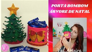 PORTA BOMBOM ARVORE DE NATAL (com garrafa Pet) OTIMA LEMBRANCINHA  PARA O NATAL - Nova Edição